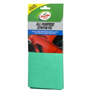 Серветка TURTLE WAX All Purpose Syntheticдля сушки лакофарбової поверхні перфорована 40 см х 35 см (X403td)