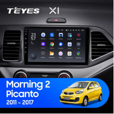 Teyes X1 2+32Gb Kia Morning 2 picanto 2011 - 2017 9" Штатная магнитола