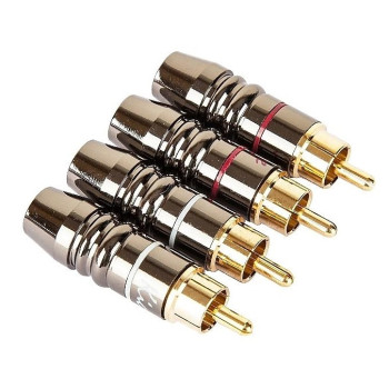 Разъем RCA (папа) Kicx RCA-4M