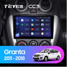 Teyes CC3 LADA Granta Sport (1 Din) 2011-2018 - B 9" Штатна магнітола