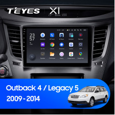 Teyes X1 2+32Gb Subaru Outback 4 Legacy 5 2009-2014 9" Штатная магнитола