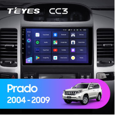 Teyes CC3 Toyota Land Cruiser Prado 3 J120 2004-2009 9" Штатна магнітола