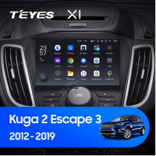 Teyes X1 2+32Gb Wi-Fi Ford Kuga 2 Escape 3 2012 - 2019 9" Штатная магнитола