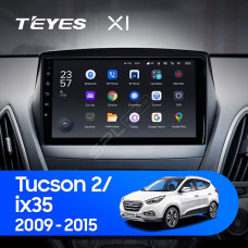 Teyes X1 2+32Gb Wi-Fi Hyundai Tucson 2 LM IX35 2009-2015 9" Штатная магнитола