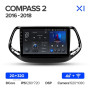 Teyes X1 2+32Gb Jeep Compass 2 MP 2016-2018 10" Штатная магнитола