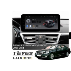 Teyes LUX ONE 6+128 Gb Mercedes Benz E-Class 4 W212 S207 A207 S212 C207 NTG 2009-2012 12.3" Штатна магнітола