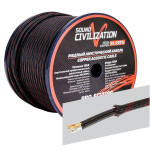 Акустичний кабель Kicx PRO-SC12100 (12GA, 3.31 кВ. мм)