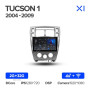 Teyes X1 2+32Gb Wi-Fi Hyundai Tucson 1 2004-2009 10" Штатная магнитола