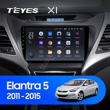 Teyes X1 2+32Gb Wi-Fi Hyundai Elantra 5 JK GD MD UD 2010-2016 9" Штатная магнитола
