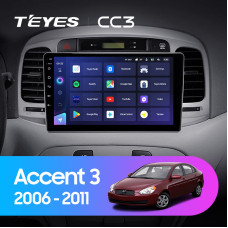 Teyes CC3 Hyundai Accent 3 2006-2011 9" Штатна магнітола