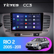 Teyes CC3 Kia RIO 2 2005-2011 9" Штатна магнітола