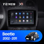 Teyes X1 2+32Gb Volkswagen Beetle A4 2002 - 2011 9" Штатна магнітола