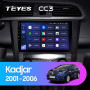 Teyes CC3 Renault Kadjar 2015-2017 9" Штатная магнитола