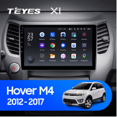 Teyes X1 2+32Gb Great Wall Hover M4 1 2012-2017 10" Штатная магнитола