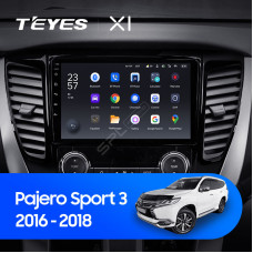 Teyes X1 2+32Gb Wi-Fi Mitsubishi Pajero Sport 3 2016-2018 9" Штатная магнитола