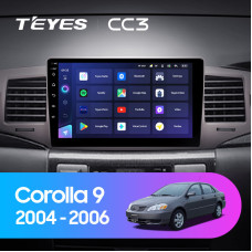 Teyes CC3 Toyota Corolla 9 E120 2004-2006 9" Штатная магнитола