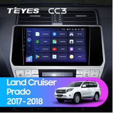 Teyes CC3 Toyota Land Cruiser Prado 150 2017-2018 10" Штатная магнитола