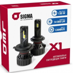 LED лампа SIGMA X1 65W H4 H/L