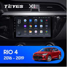 Teyes X1 2+32Gb Kia RIO 4 2016 - 2019 9" Штатная магнитола