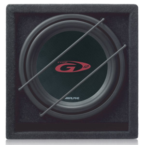 Корпусный сабвуфер Alpine SBG-1244BR