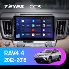 Teyes CC3 Toyota RAV4 4 XA40 5 XA50 2012-2018 10" Штатна магнітола