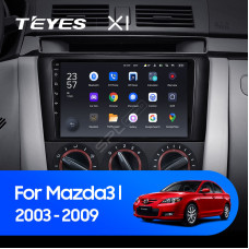 Teyes X1 2+32Gb Wi-Fi Mazda 3 1 BK 2003-2009 9" Штатная магнитола