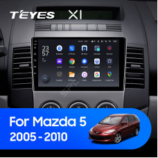 Teyes X1 2+32Gb Wi-Fi Mazda 5 2 CR 2005-2010 9" Штатная магнитола