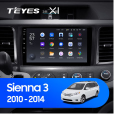 Teyes X1 2+32Gb Toyota Sienna 3 XL30 2010 - 2014 9" Штатна магнітола