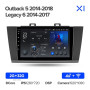 Teyes X1 2+32Gb Wi-Fi Subaru Outback 5 2014-2018 Legacy 6 2014-2017 9" Штатная магнитола