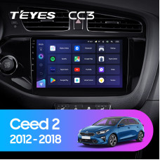 Teyes CC3 Kia CEED Cee'd 2 JD 2012-2018 9" Штатна магнітола