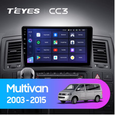 Teyes CC3 Volkswagen Multivan T5 (1 Din) 2003-2015 9" Штатная магнитола