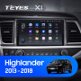 Teyes X1 2+32Gb Toyota Highlander 3 XU50 2013-2018 10" Штатная магнитола