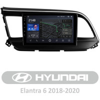 AMS T910 Hyundai Elantra 6 2018-2020 9" Штатна магнітола