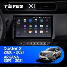 Teyes X1 2+32Gb Renault Duster / Arkana 2019 10" Штатная магнитола