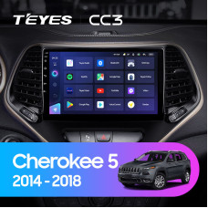 Teyes CC3 Jeep Cherokee 5 KL 2014-2018 10" Штатная магнитола