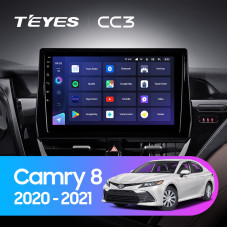 Teyes CC3 Toyota Camry VIII 8 XV70 (1 Din) 2020-2021 10" Штатна магнітола