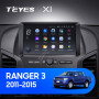 Teyes X1 2+32Gb Wi-Fi Ford Ranger 3 2011-2015 9" Штатна магнітола