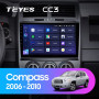 Teyes CC3 Jeep Compass 1 MK 2006-2010 10" Штатная магнитола