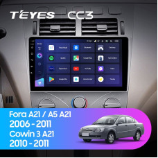 Teyes CC3 Chery A5 A21 2006-2010 Cowin 3 A21 2010-2011 Vortex Estina 2008-2012 9" Штатная магнитола