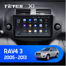 Teyes X1 2+32Gb Toyota RAV4 3 XA30 2005-2013 10" Штатная магнитола