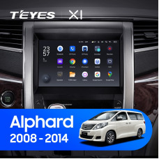 Teyes X1 2+32Gb Toyota Alphard H20 2008-2014 9" Штатна магнітола