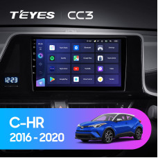 Teyes CC3 Toyota C-HR CHR (1 Din) 2016-2020 9" Штатна магнітола