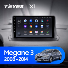 Teyes X1 2+32Gb Renault Megane 3 2008-2014 9" Штатна магнітола