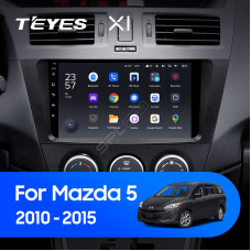 Teyes X1 2+32Gb Wi-Fi Mazda 5 3 CW 2010-2015 9" Штатная магнитола