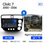 Teyes X1 2+32Gb Honda Civic 7 2000-2006 9" Штатна магнітола