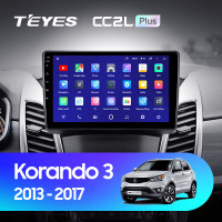 Teyes CC2 PLUS SsangYong Korando 3 Actyon 2 (0 Din) 2013-2017 9" Штатная магнитола