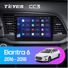 Teyes CC3 Hyundai Elantra 6 2015-2018 9" Штатна магнітола