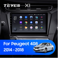 Teyes X1 2+32Gb Peugeot 408 2014-2018 10" Штатна магнітола
