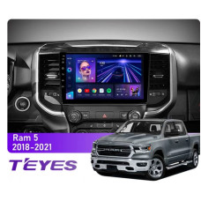 Teyes CC3 Dodge Ram 5 V DT (0 Din) 2018-2021 9" Штатна магнітола