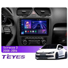 Teyes CC3 Volkswagen Scirocco 3 III Mk3 (F3) 2008-2014 9" Штатная магнитола